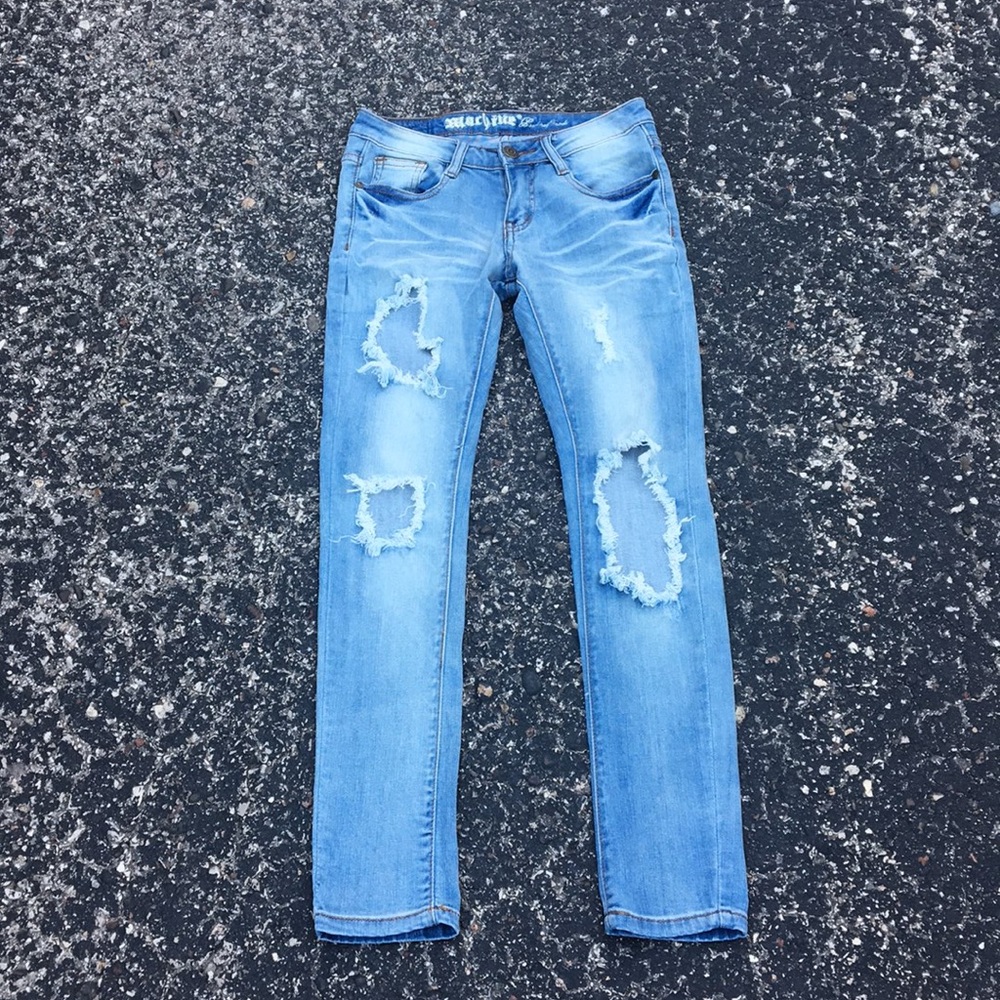 Machine Italy ripped skinny jeans